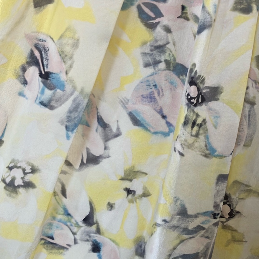 Rebecca Taylor Cream and Yellow Patterned Dress - Picture 4 of 5